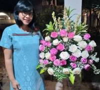 Maria Kristin Menanti Kelahiran Putri Pertama