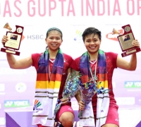 India Open : Greysia/Apriyani Sukses Naik Podium Juara